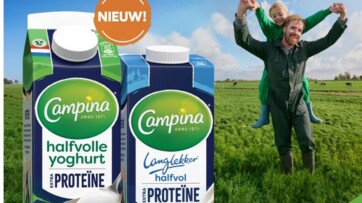 De hele innovatie van Campina Extra Proteïne is een paar gram extra eiwit. Een slap verhaal natuurlijk