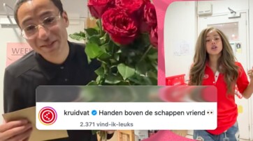 Etos laat collega via bedrijfsaccount Kruidvat-medewerkster op date vragen