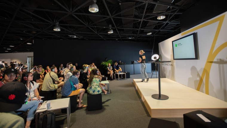 Jip van de Meent in Le Palais II, waar de vernieuwing van Cannes Lions  plaatsvindt