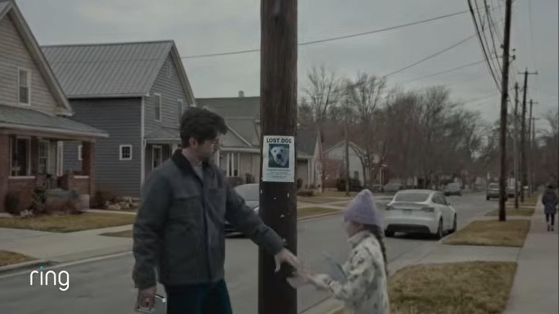 Still van Ring-commercial voor Super Bowl