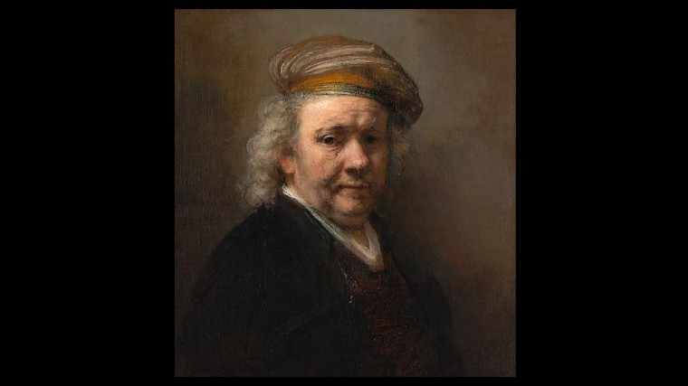 Rembrandt van Rijn, Zelfportret, 1669, olieverf op doek, 65.4 x 60.2 cm