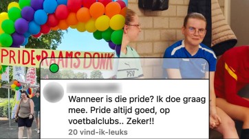 Omroep Human organiseert met voetbalster Pride bij club Raamsdonk: 'Supergoed initiatief'