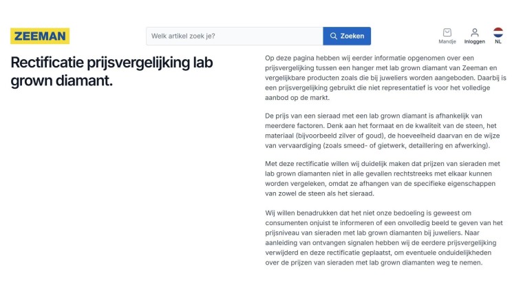 De rectificatie van Zeeman