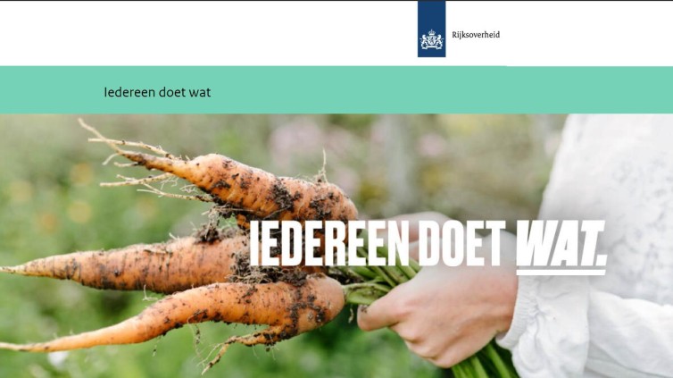 beeld van de campagnesite Iedereen doet wat