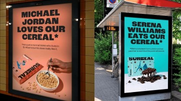 Mini-cereal-merk Surreal betaalt beroemdheden helemaal niks