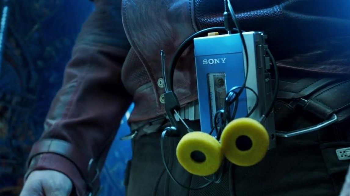 Sony Walkman in 'The Guardians of the Galaxy'