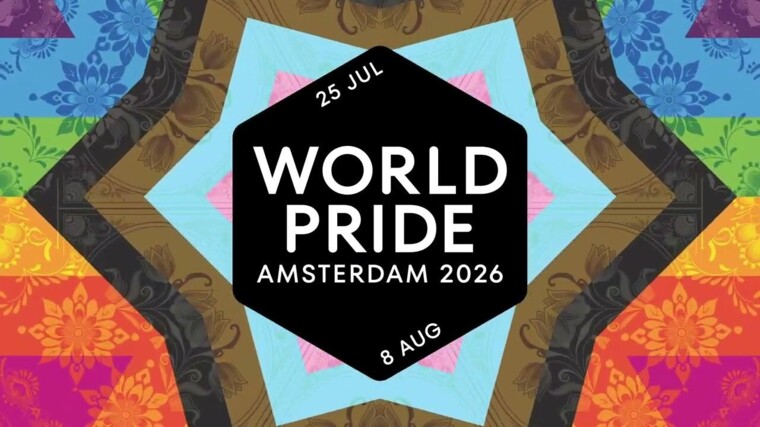 Logo van Worldpride 2026