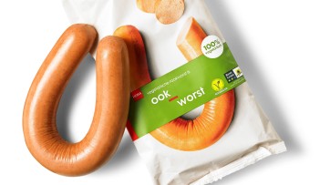Iconische rookworst Hema is er nu ook vegetarisch, de OokWorst