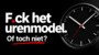 Het urenmodel is niet kapot, ons denken erover wel