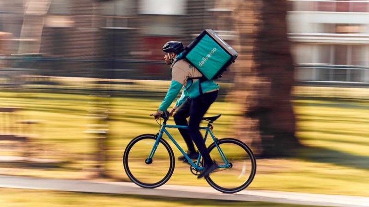 Deliveroo onderweg