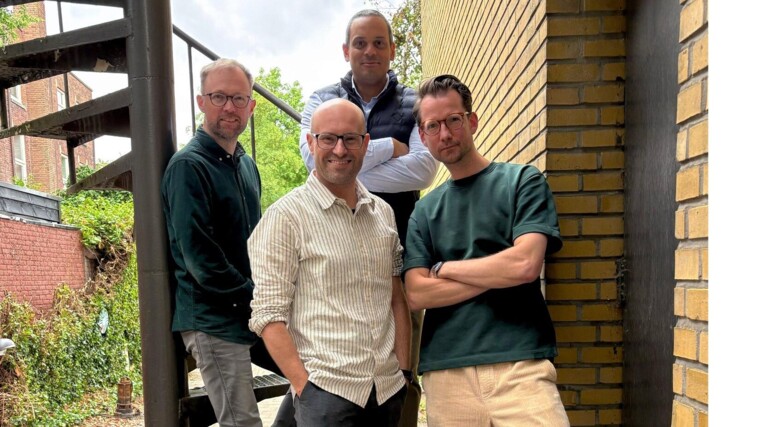 Foto MT v.l.n.r. Bas van Bokhorst, Alain Dujardin, Michael de Kruijf en Sebastiaan Bode.