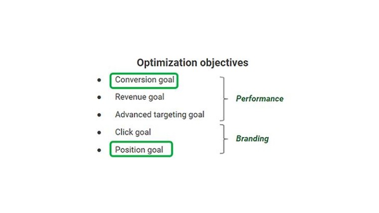 optimization objectives