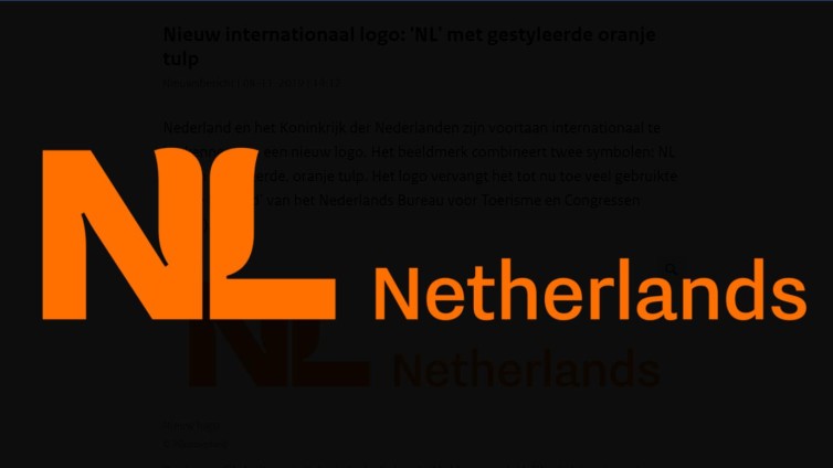 Het NL-logo met gestileerde tulp