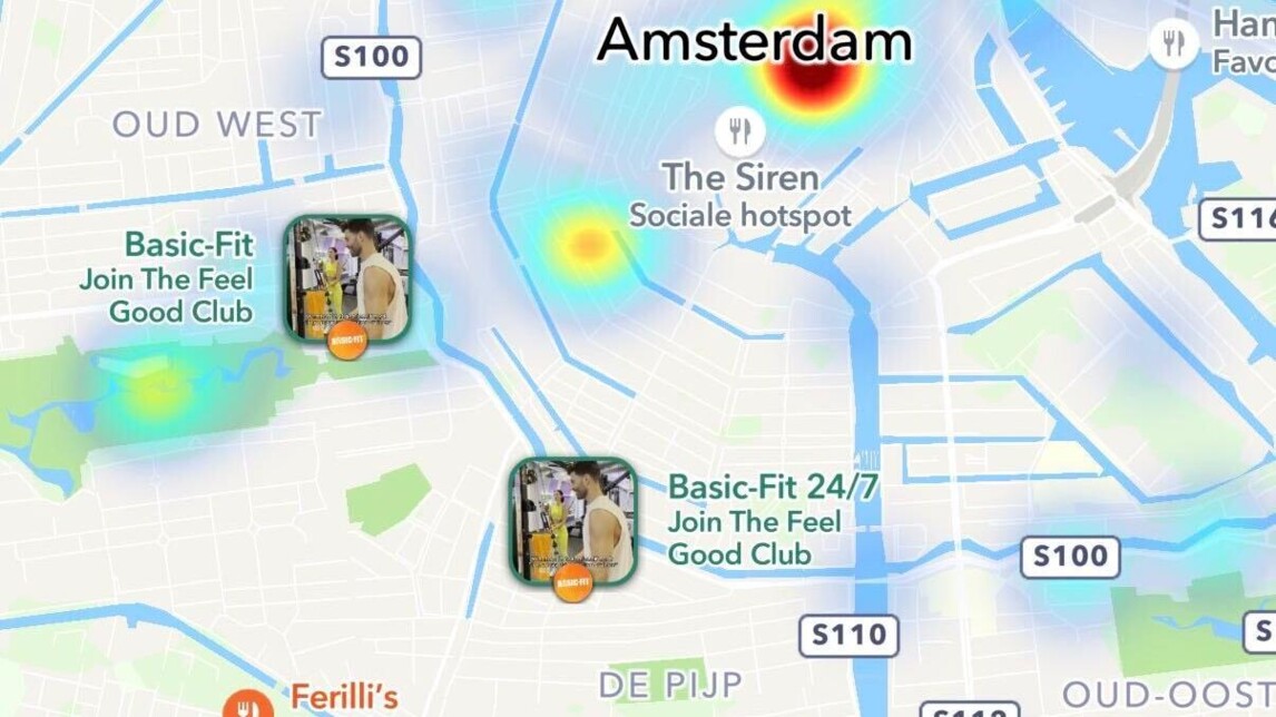 snapchat promoted places in Nederland
