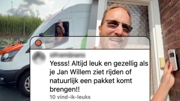 PostNL geeft kijkje in werkdag bezorger en dat wordt goed ontvangen