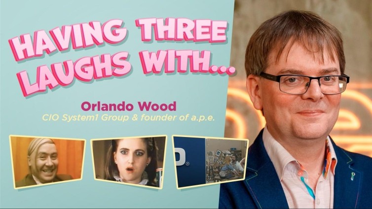 Having three laughs with... Orlando Wood