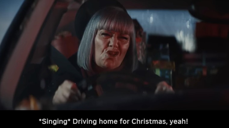 Still uit 'Traffic Jamming' met Dawn French voor M&S Food (UK)