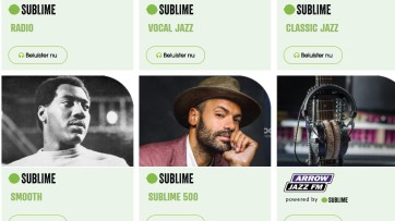 Sublime bouwt digitale positie verder uit met 5 nieuwe radiozenders