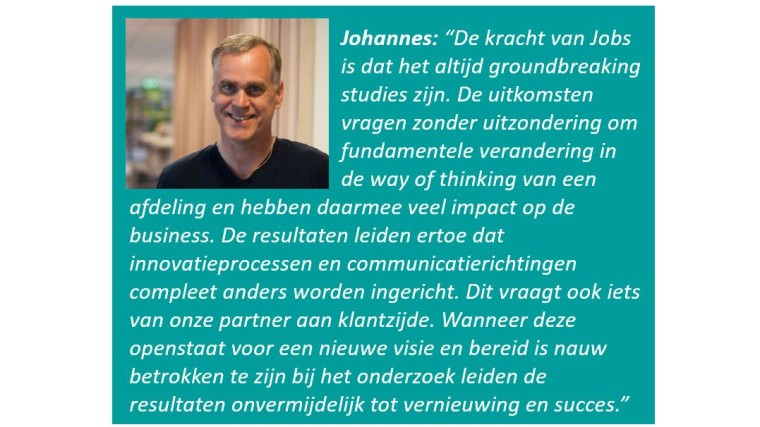 Johannes Hartmann over Jobs to be Done 