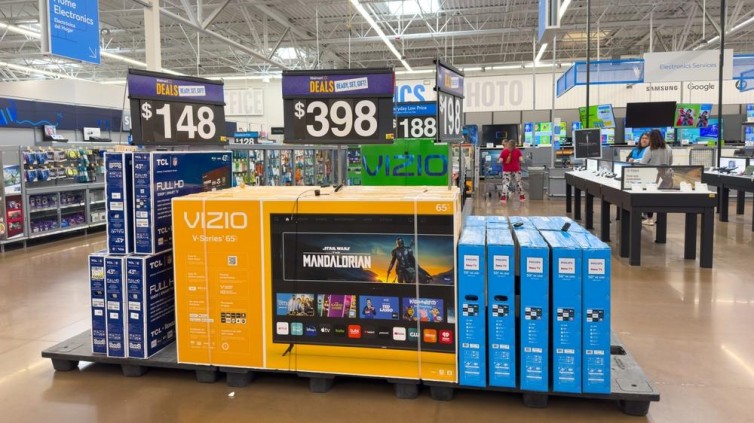 Walmart Vizio via shutterstock