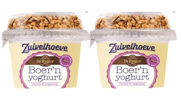 Zuivelhoeve yoghurt met De Ruyter hagelslag. Nieuw product. Gelukt?