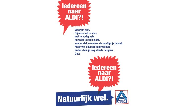 Iedereen naar Aldi