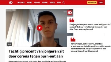 Alarmerende opening AD over burn-out jongeren schaadt zowel krant als PR-mensen