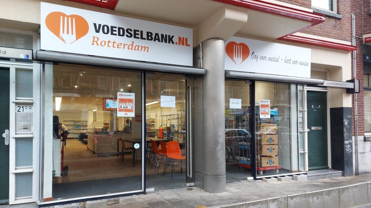 De Voedselbank-supermarkt in Rotterdam