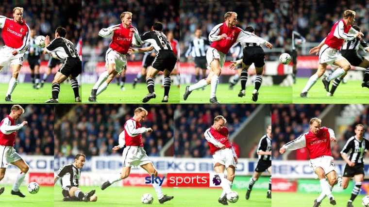 Dennis Bergkamps doelpunt tegen Newcastle in 2002