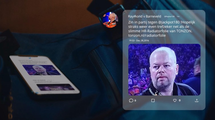 Tonzon campagne Raymond van Barneveld