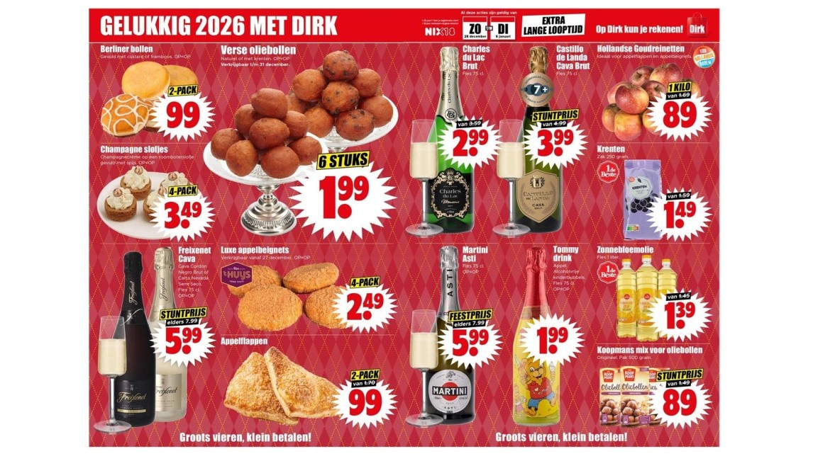 De laatste Dirk-folder van het jaar