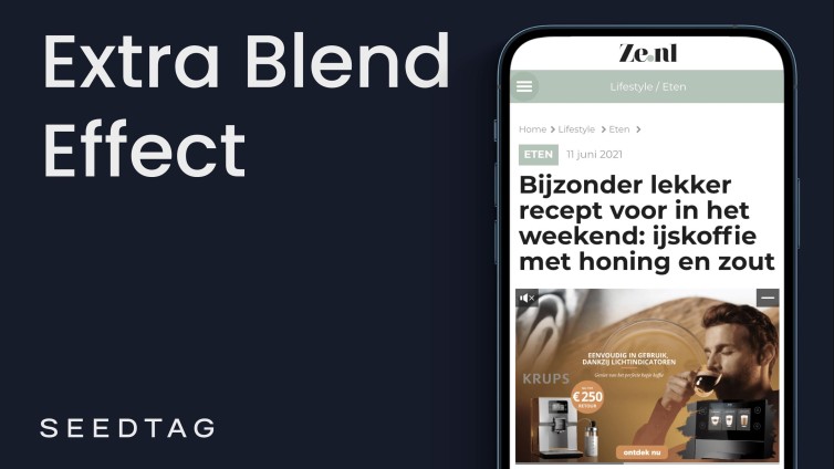 Voorbeeld van Seedtag's Extra Blend Effect