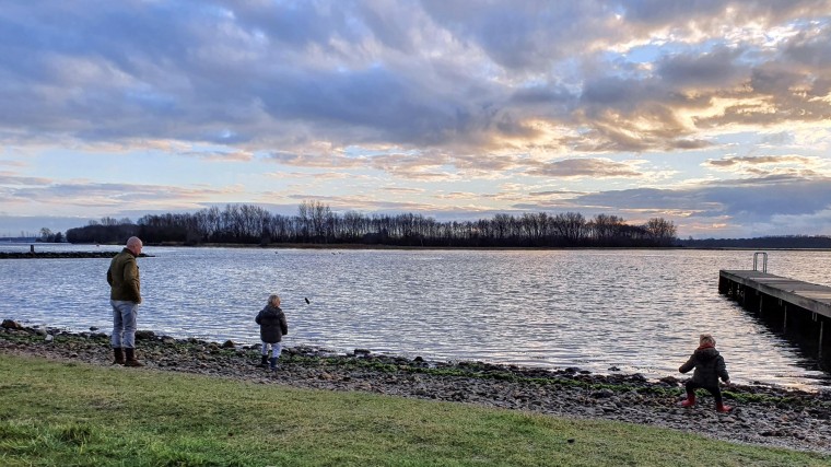 Oesters rapen aan de Zeeuwse kust