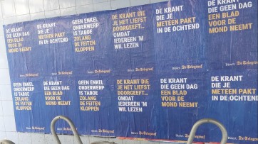 De Telegraaf positioneert zich als 'herkenbare stem' in outdoorcampagne: 'Zolang de feiten kloppen'