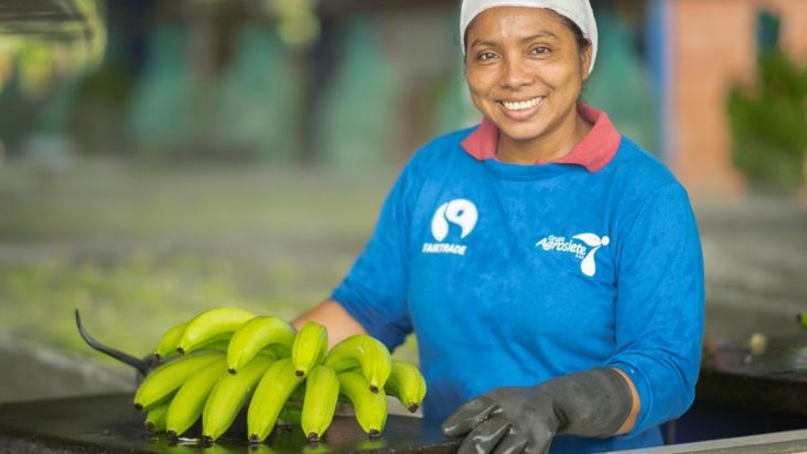 Fairtrade bananen van Plus