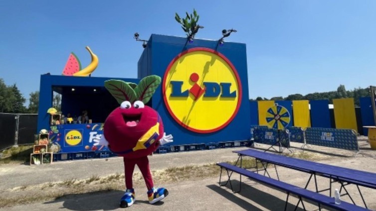 Lidl met 'Drop de biet' op Pinkpop en Best Kept Secret