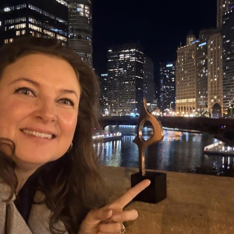 Jacqueline Bosselaar in the windy city