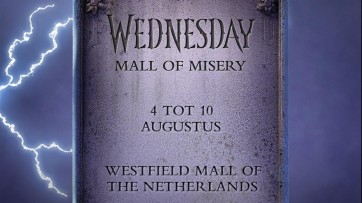 Netflix-serie Wednesday neemt Westfield Mall of the Netherlands over: 'bereid je voor op een donker kerkhof'