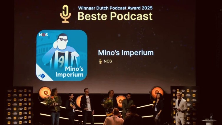 Mino's Imperium grote winnaar BNR Dutch Podcast Awards 2025