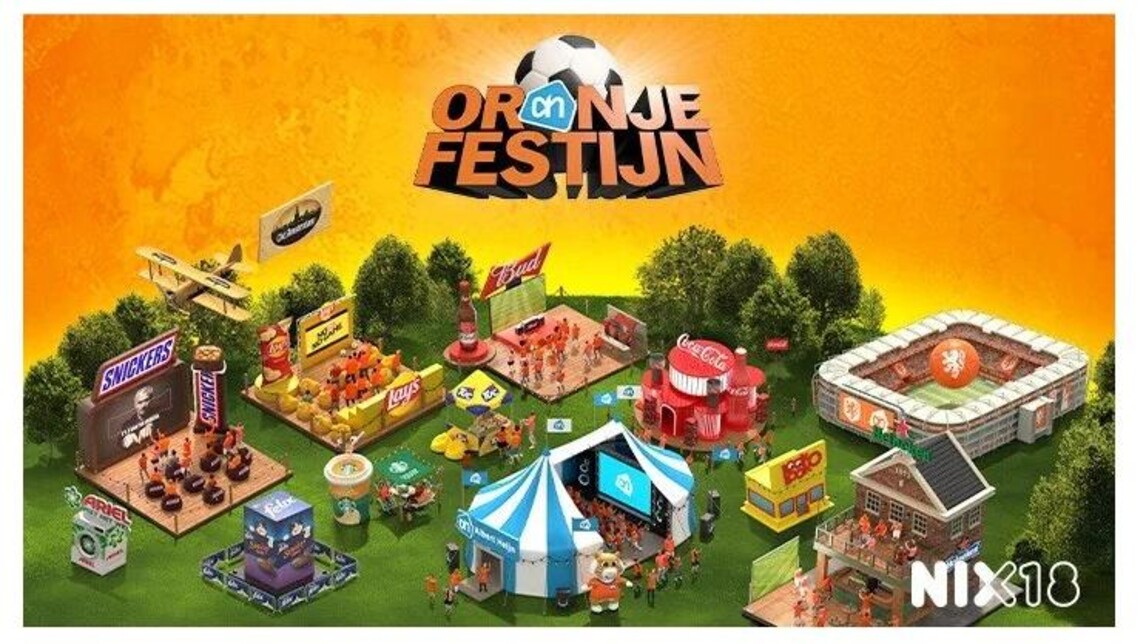 Oranje Festijn bij Albert Heijn 