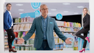 Wordt de komiek Van Koningsbrugge wel een overtuigende supermarktmanager?  