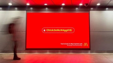 McDonald’s zet zwakke wachtwoorden op straat (en meer campagnes)