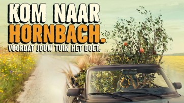 Hilarische road movie: 'Kom naar Hornbach. Voordat je tuin het doet.'