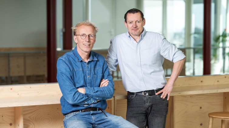 Creative Director Aart Lensink en Head of Creatie Patrick Severein - iO Campus Utrecht 