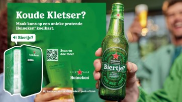 Heineken en Albert Heijn verloten 500 pratende bierkoelkasten