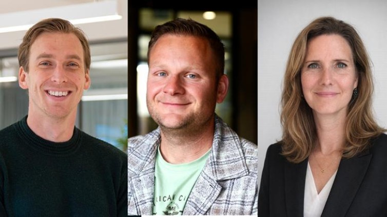 Bob Mosch, Martijn Koorneef en Melissa Knape