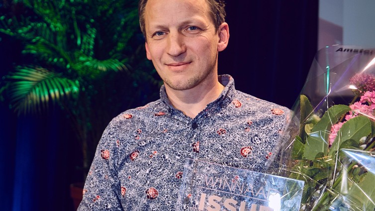 Bart Kemp, de winnaar van de Issue Award