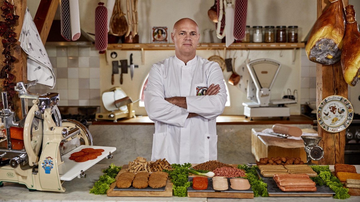 Jaap Korteweg, founding father en gezicht van De Vegetarische Slager