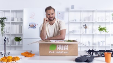 Jim Bakkum is het nieuwe gezicht van HelloFresh