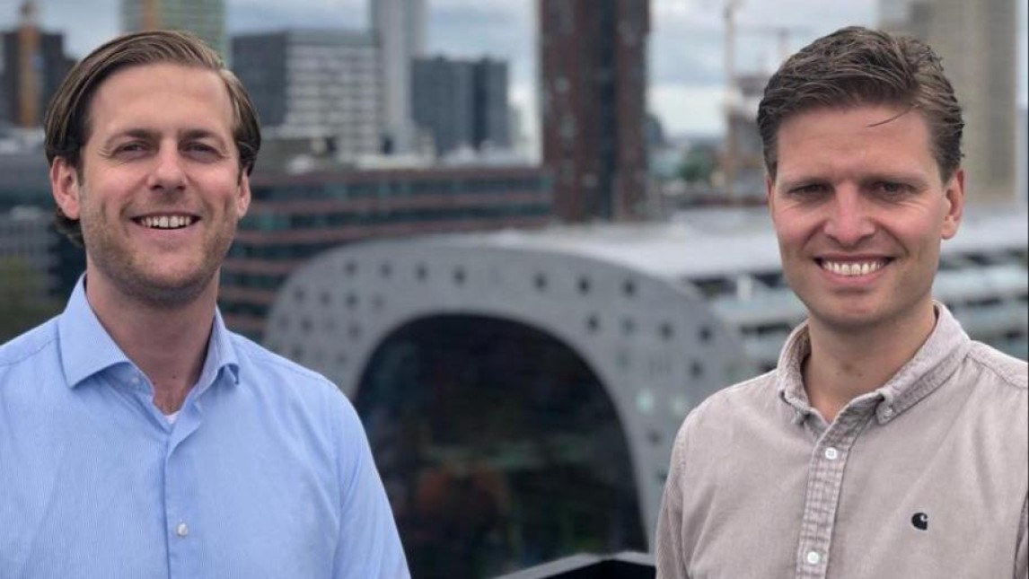 Oprichters Jaap van Strien (links) en Stijn Gimbrère